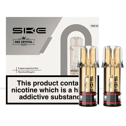 SKE Crystal Plus Prefilled Pod (Pack Of 2) - Power Vape Shop