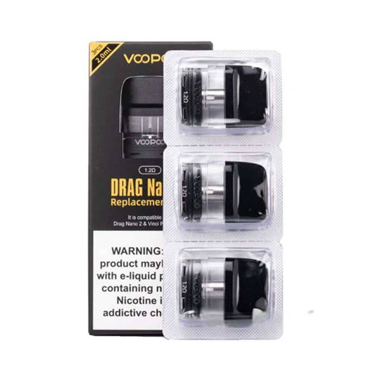 Voopoo Drag Nano 2 Replacement Pod (Pack Of 3) - Power Vape Shop